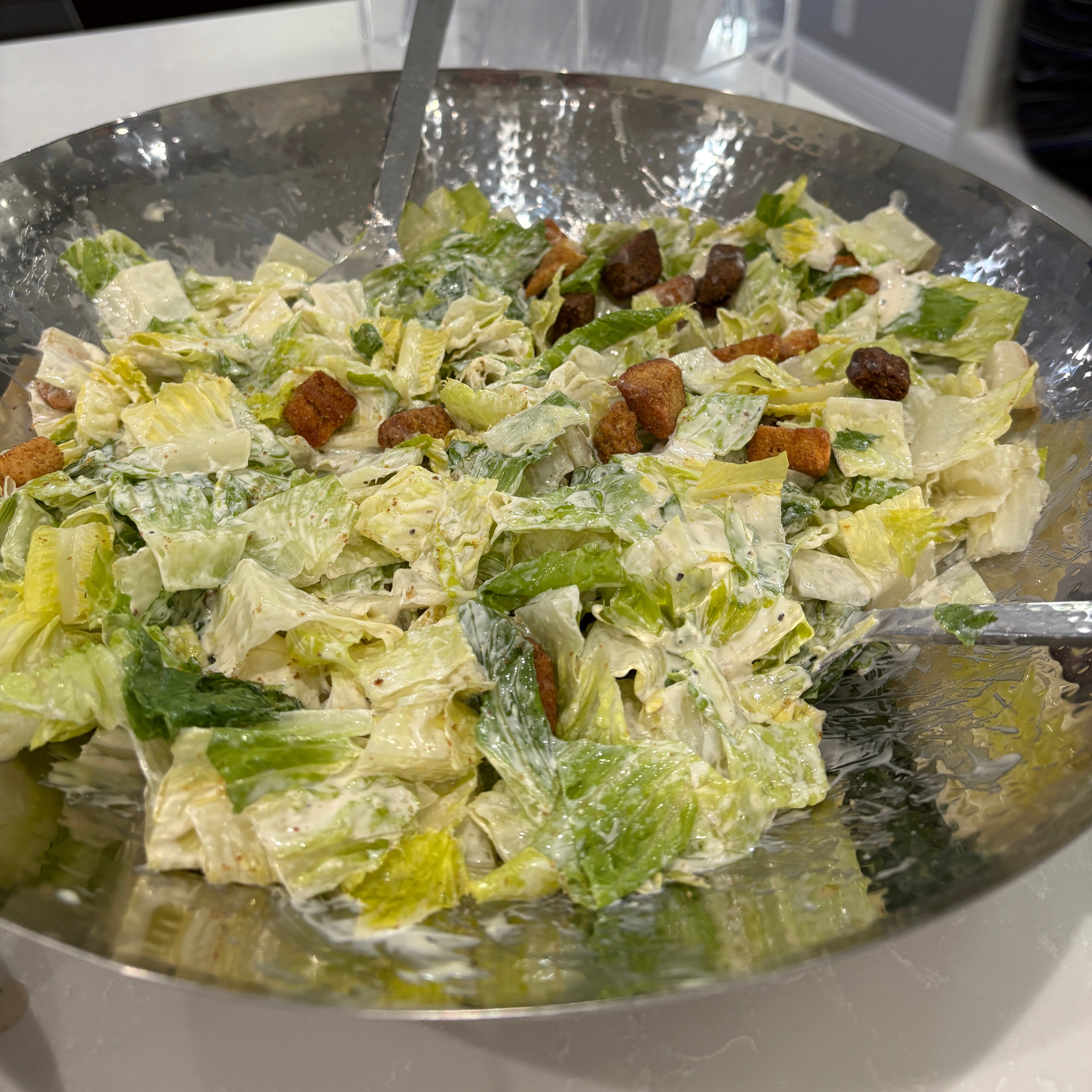 Hammered Salad Bowl