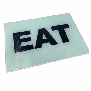 Eat Glass Serving Tray/ Cutting Board
