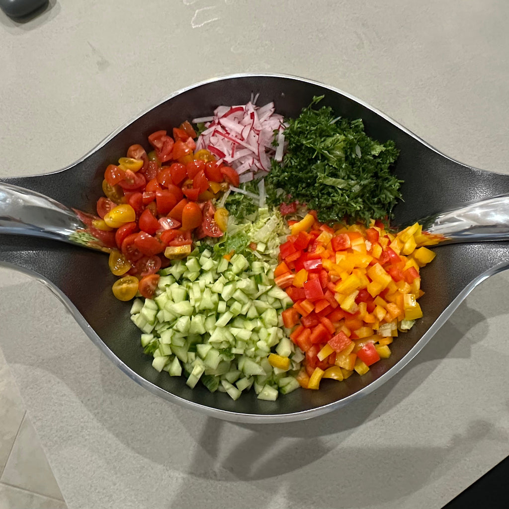 Holding Hands Salad Bowl