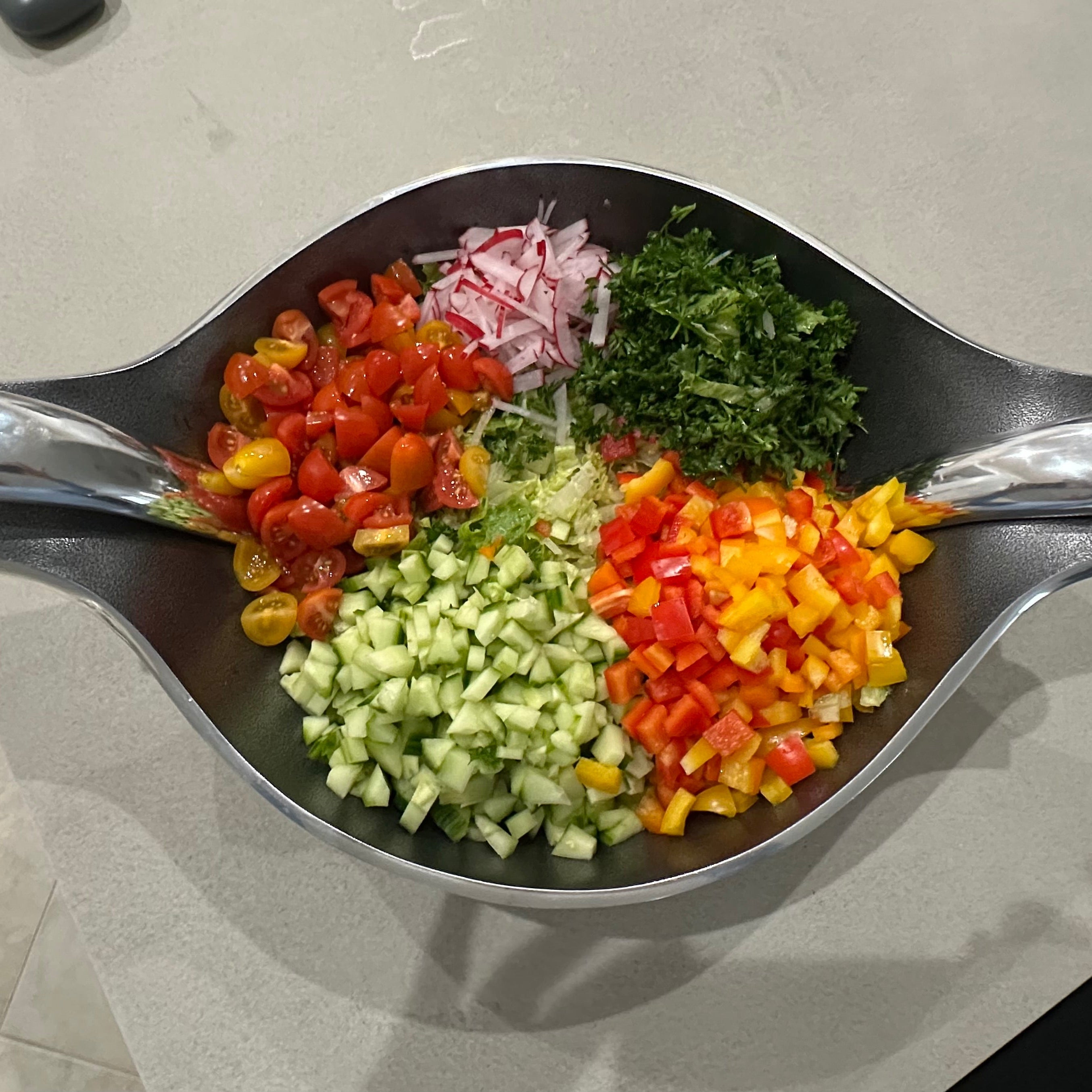 Holding Hands Salad Bowl