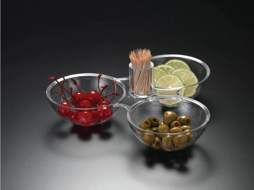 3 Bowl + Toothpick Holder Set
