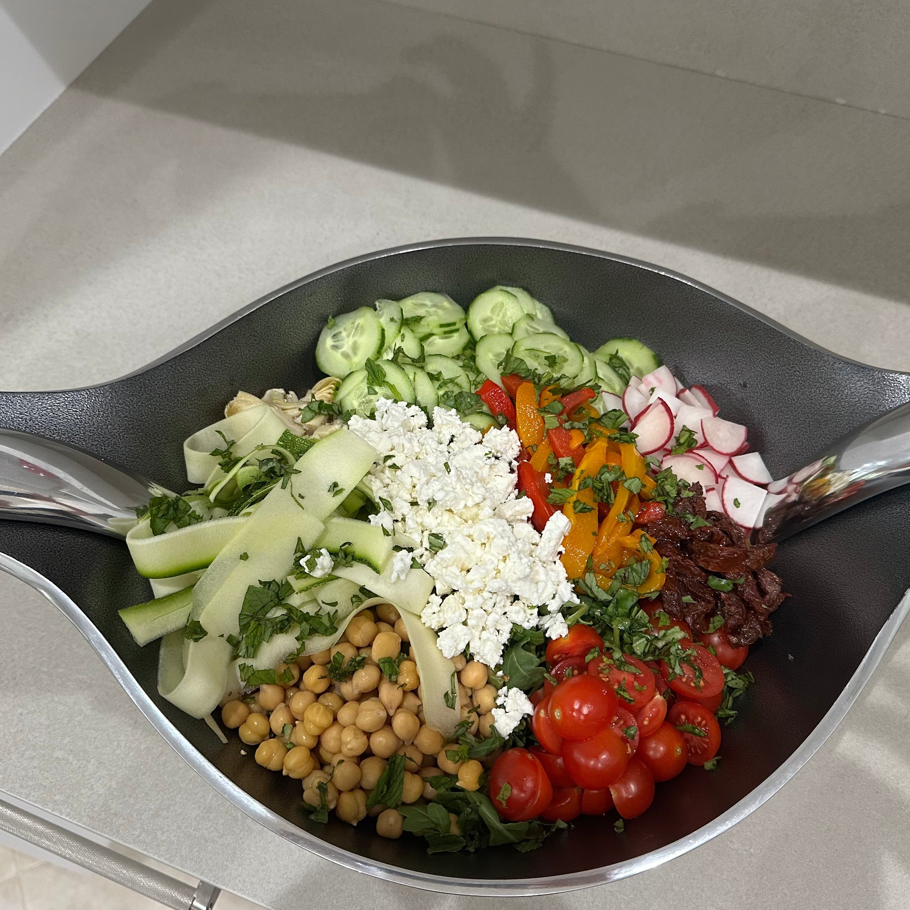 Holding Hands Salad Bowl