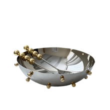 Load image into Gallery viewer, Gold Knobs Bowl
