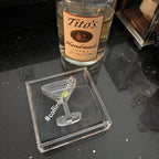 Cocktail Napkin Holder with Napkin Weight