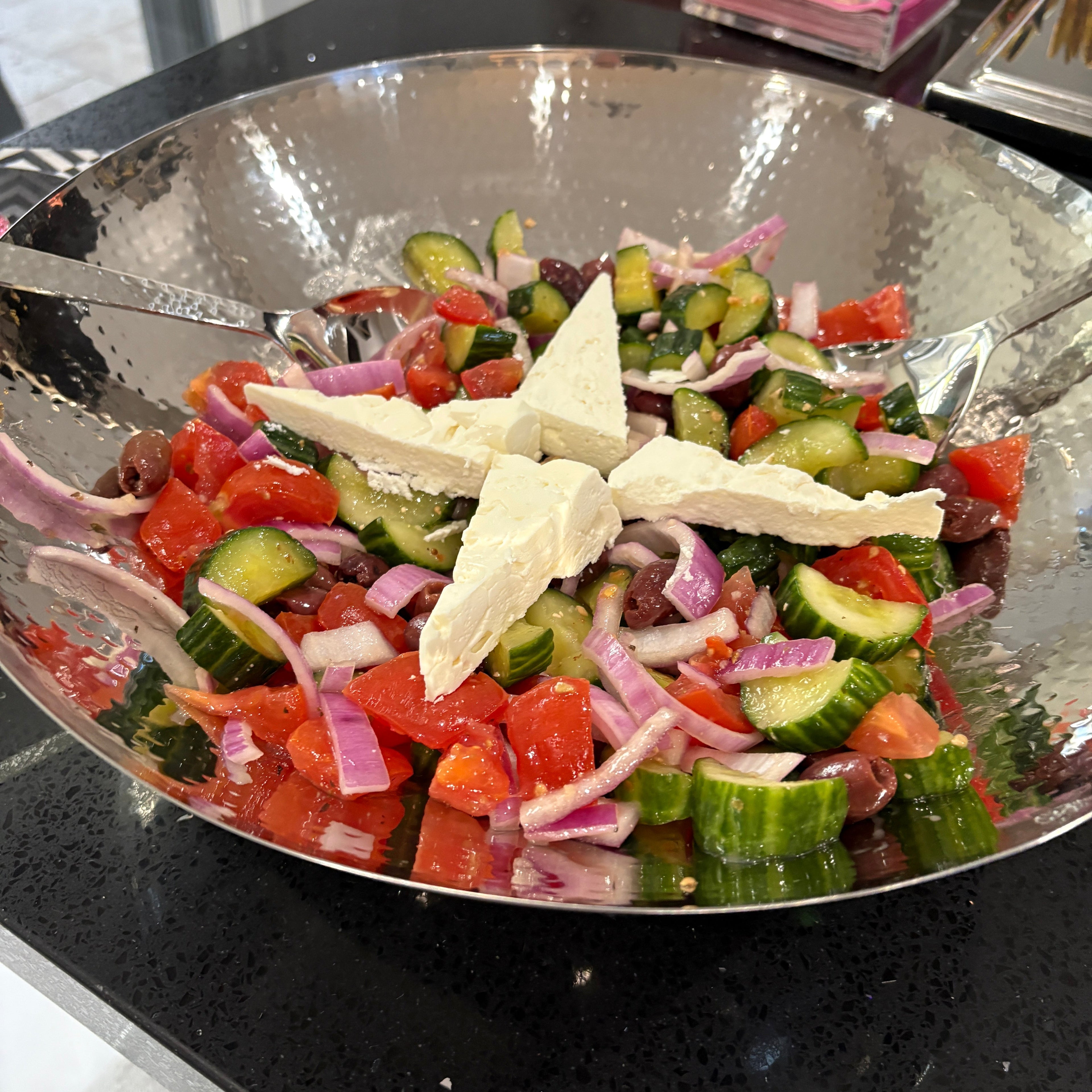 Hammered Salad Bowl