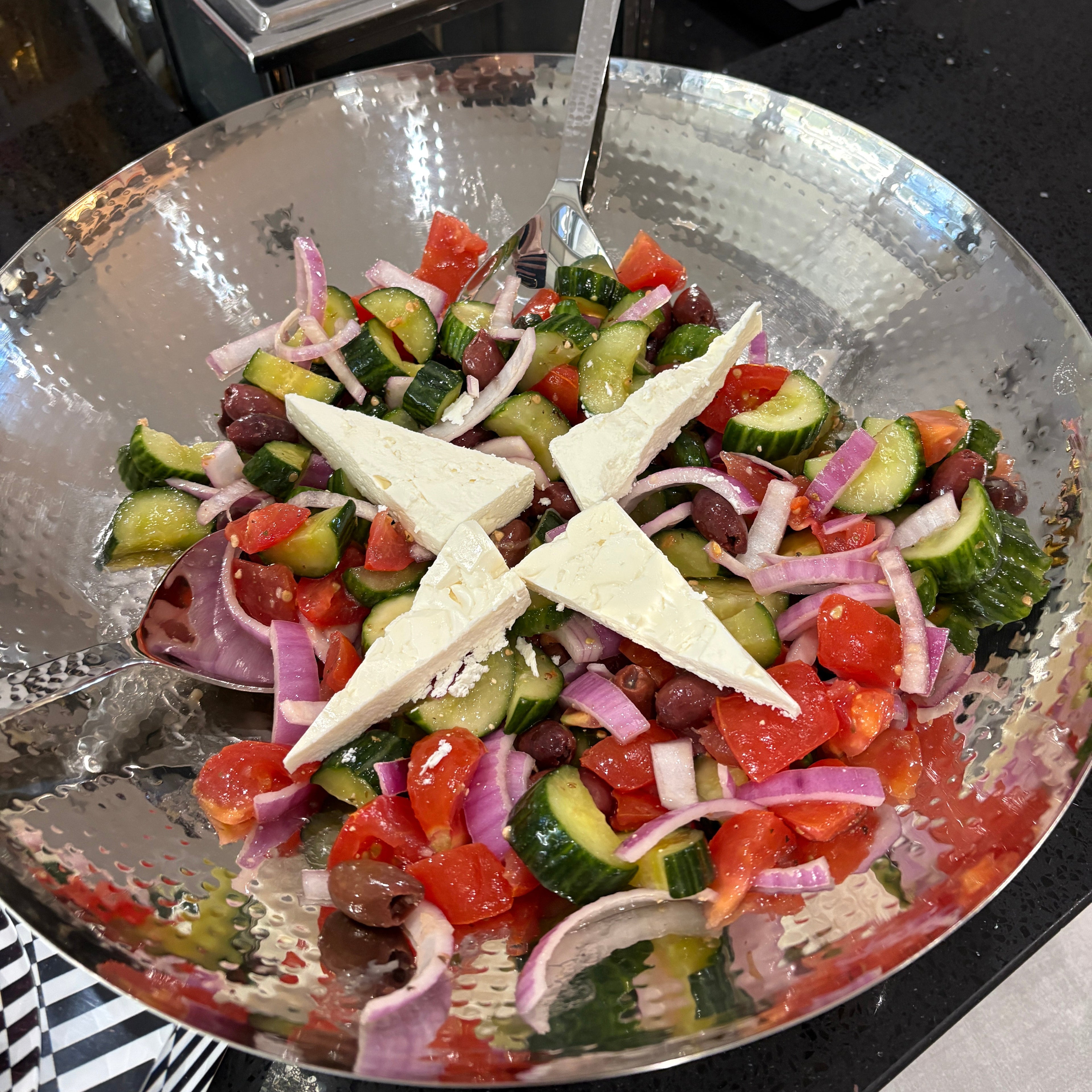 Hammered Salad Bowl