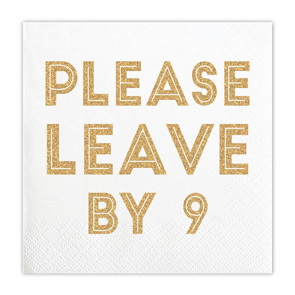 Please Leave by 9 Cocktail Napkins