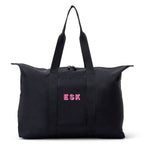 Monogrammed Packable Weekender Tote Bag