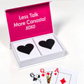 Black Heart PVC Plastic Playing Cards