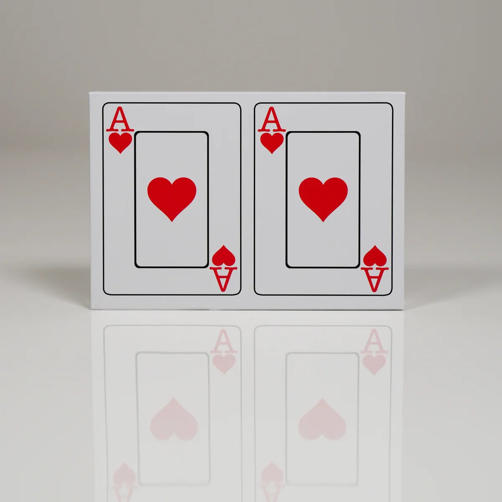Black Heart PVC Plastic Playing Cards