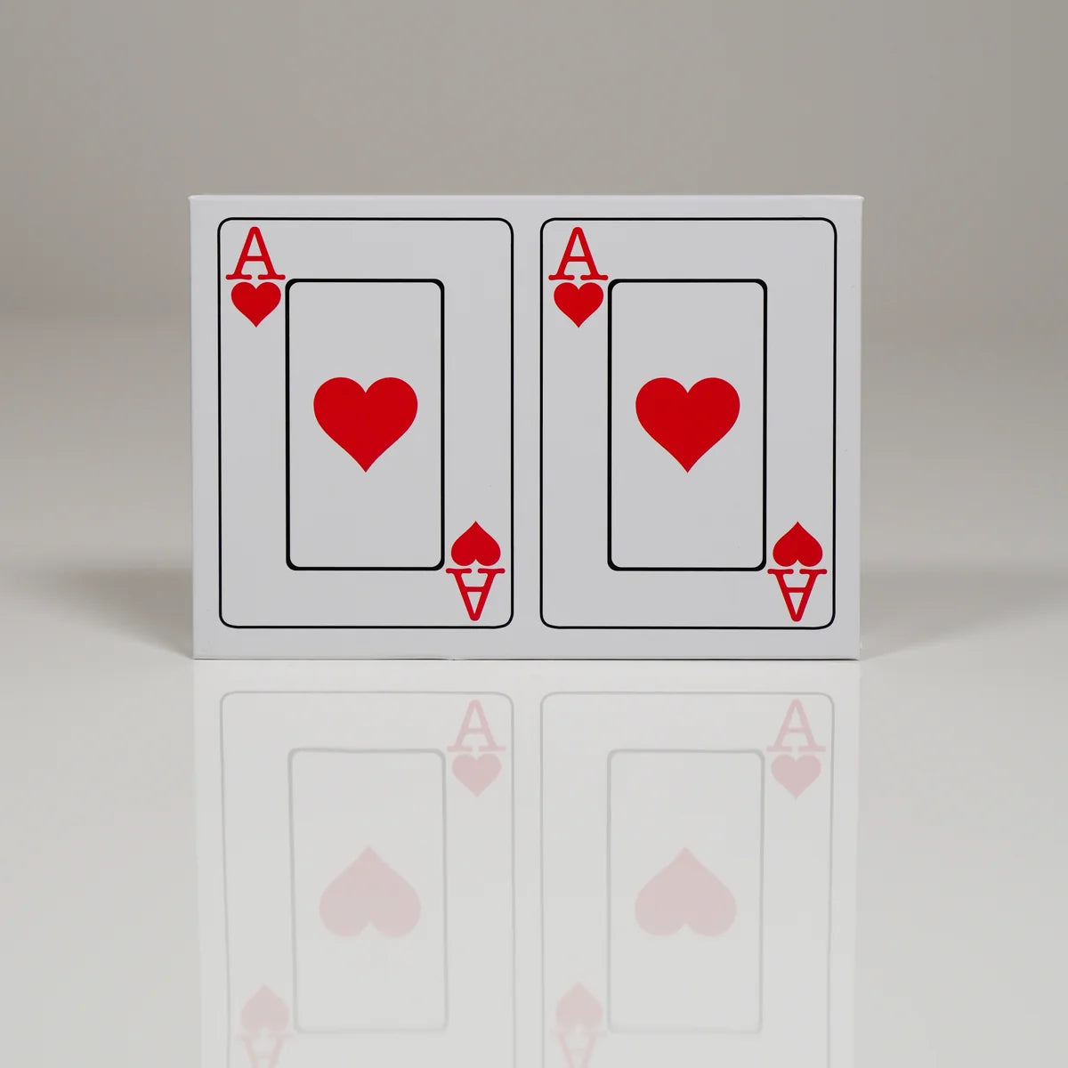 Black Heart PVC Plastic Playing Cards