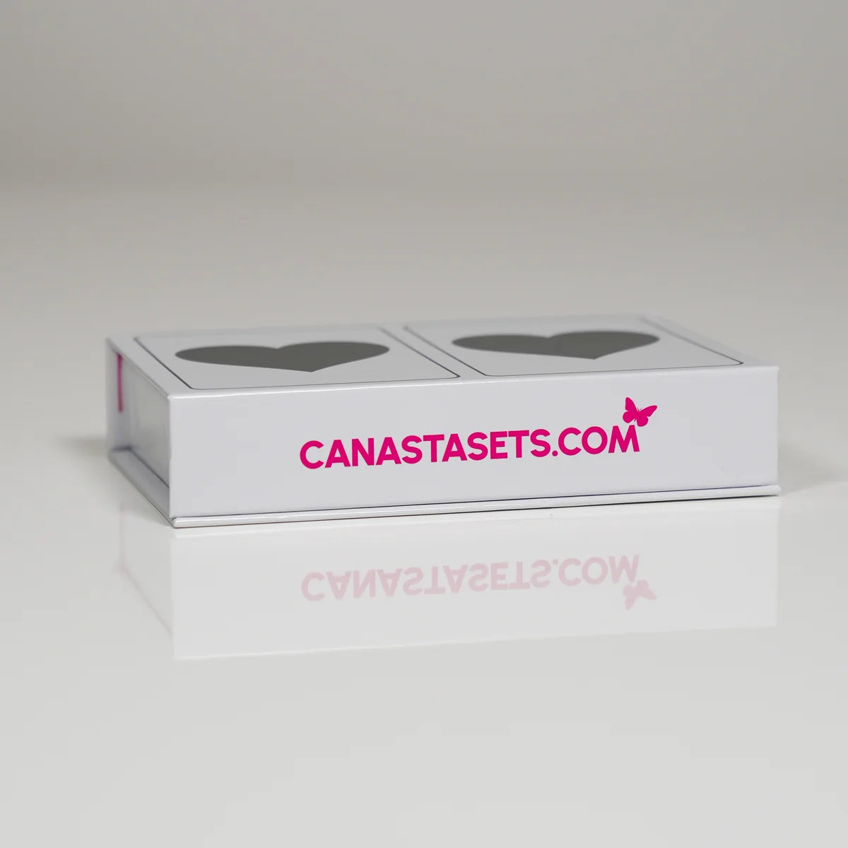 Black Heart PVC Plastic Playing Cards
