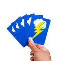 Lightning Bolt PVC Plastic Canasta Playing Cards