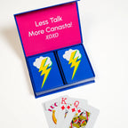 Lightning Bolt PVC Plastic Canasta Playing Cards