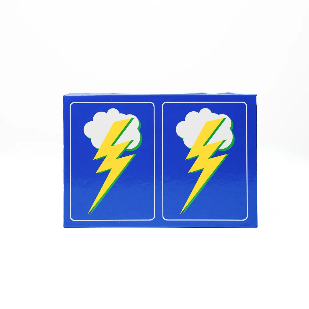 Lightning Bolt PVC Plastic Canasta Playing Cards