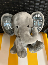 Load image into Gallery viewer, Personalized Baby Stats Plush Keepsake

