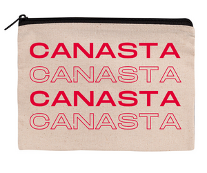 Canasta Zippered Pouches