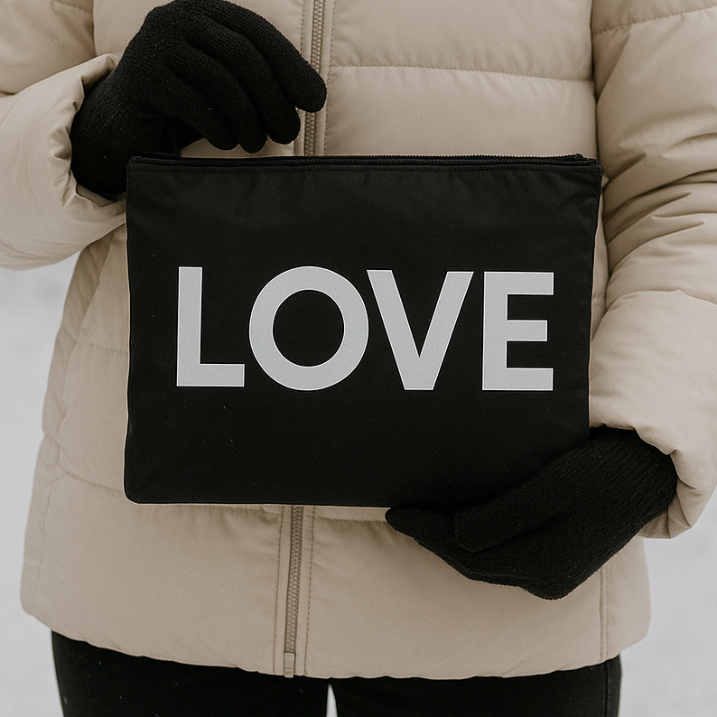 Metallic Cosmetic Bag Set (various colors)