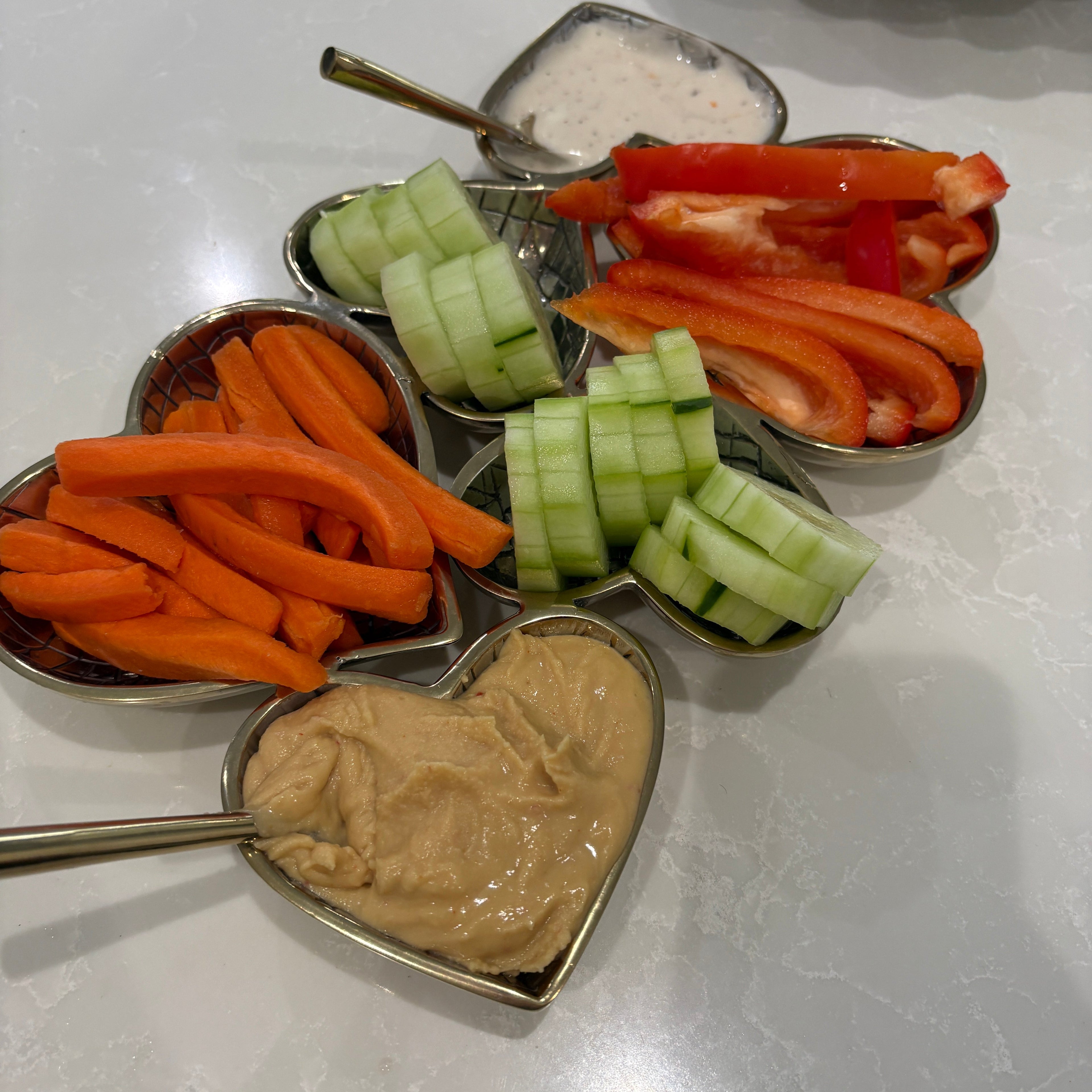Heart Cluster Serving Dish