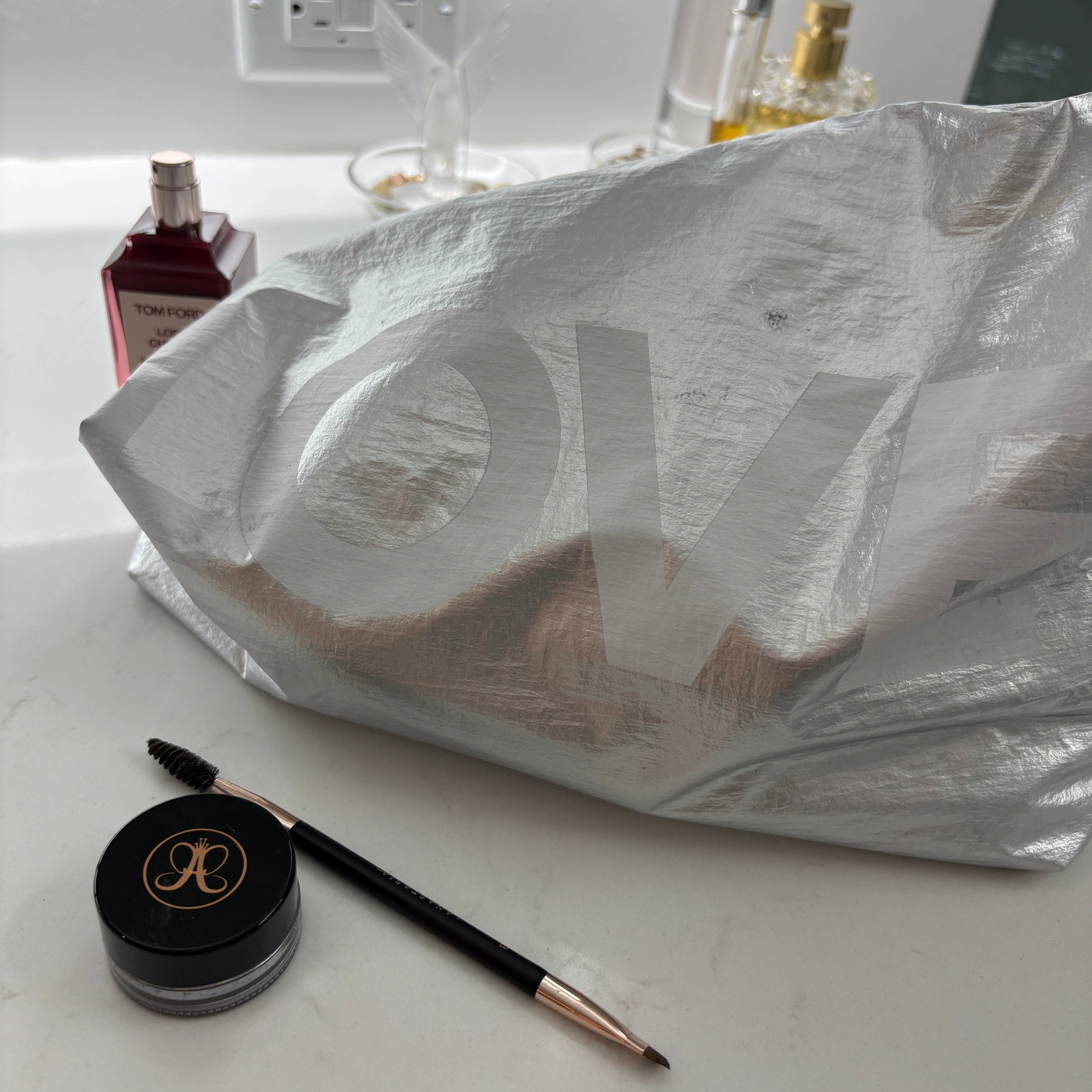 Metallic Cosmetic Bag Set (various colors)