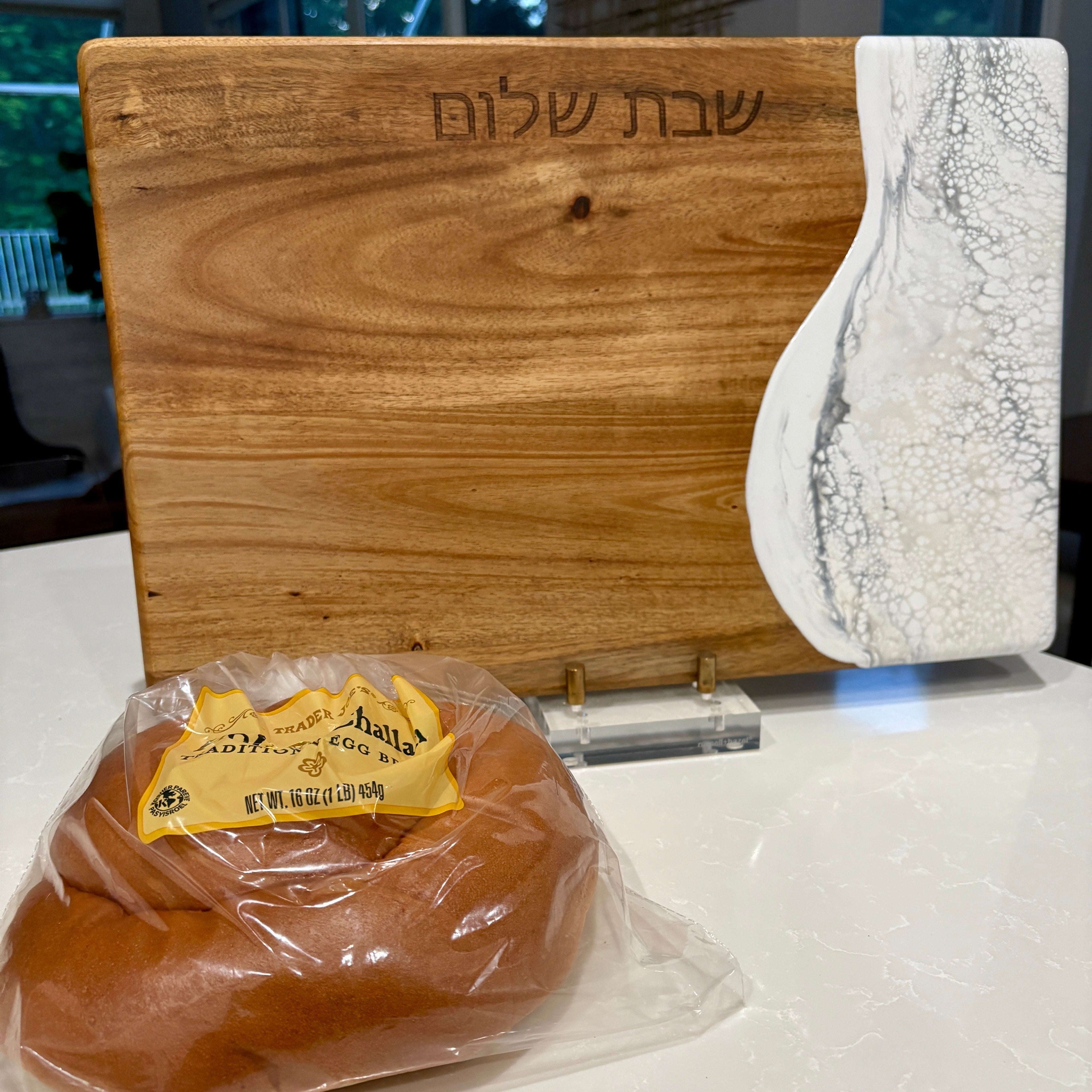 Shabbat Shalom Challah Board