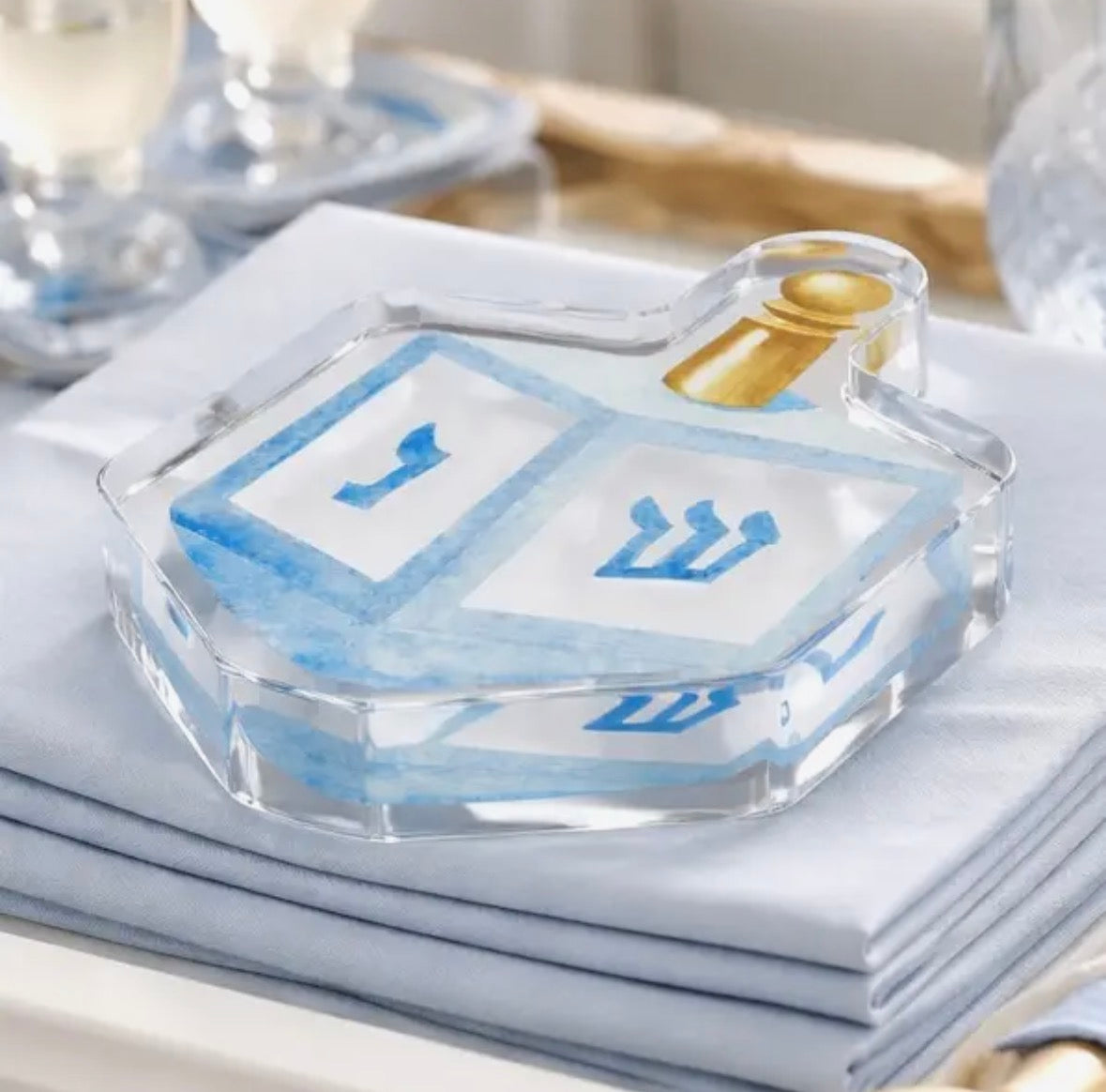 Dinner Napkin Holder with Napkin Weight