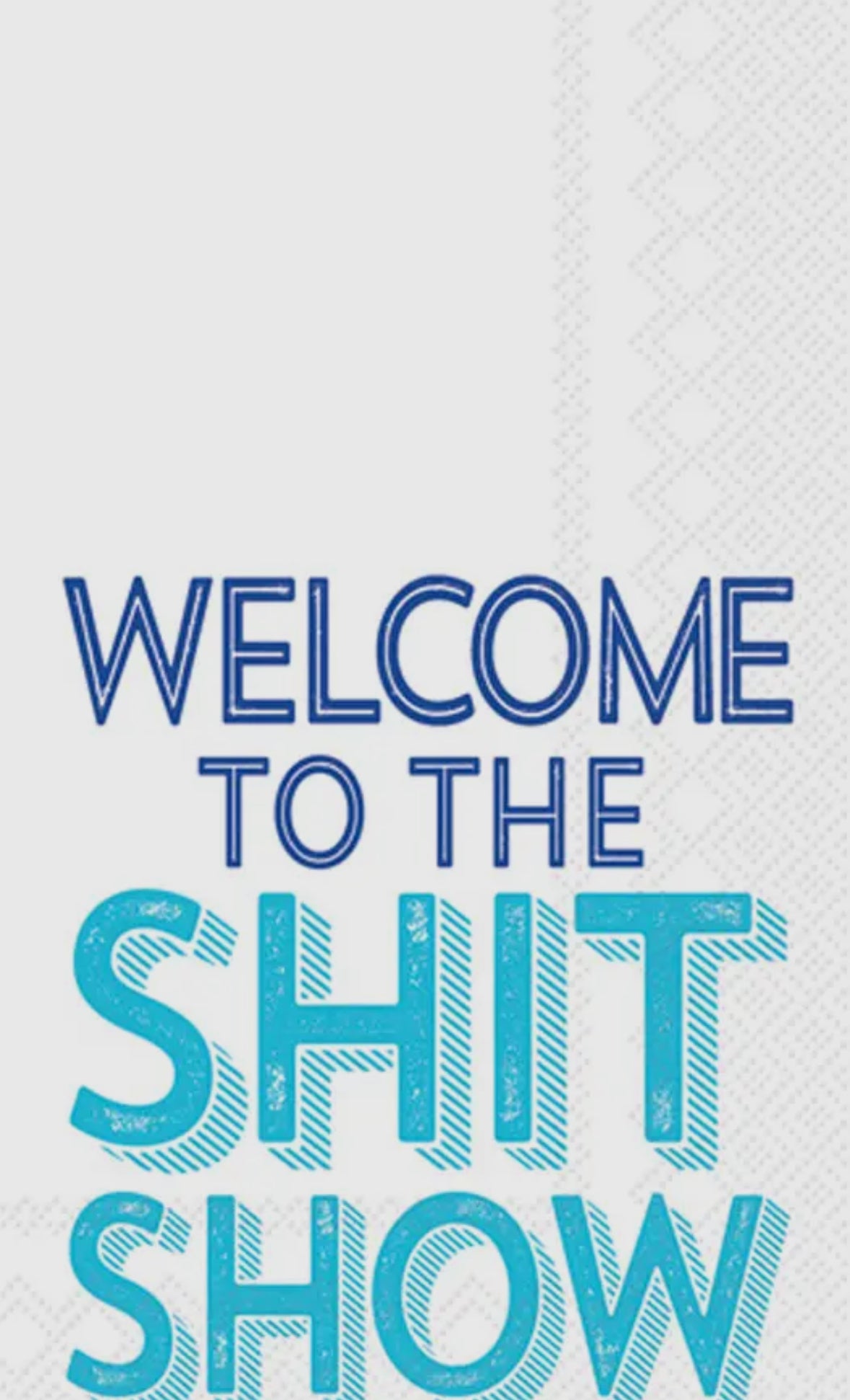 Shit Show Guest Towel Napkins