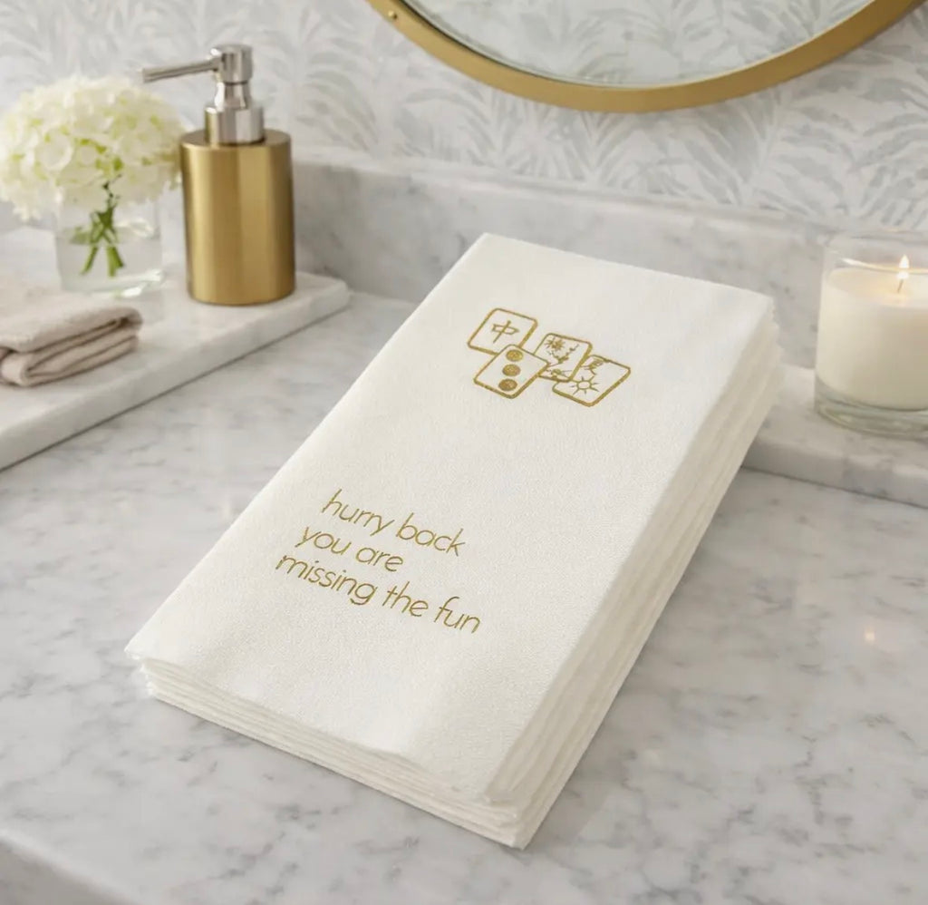 Mahjong Guest Napkins