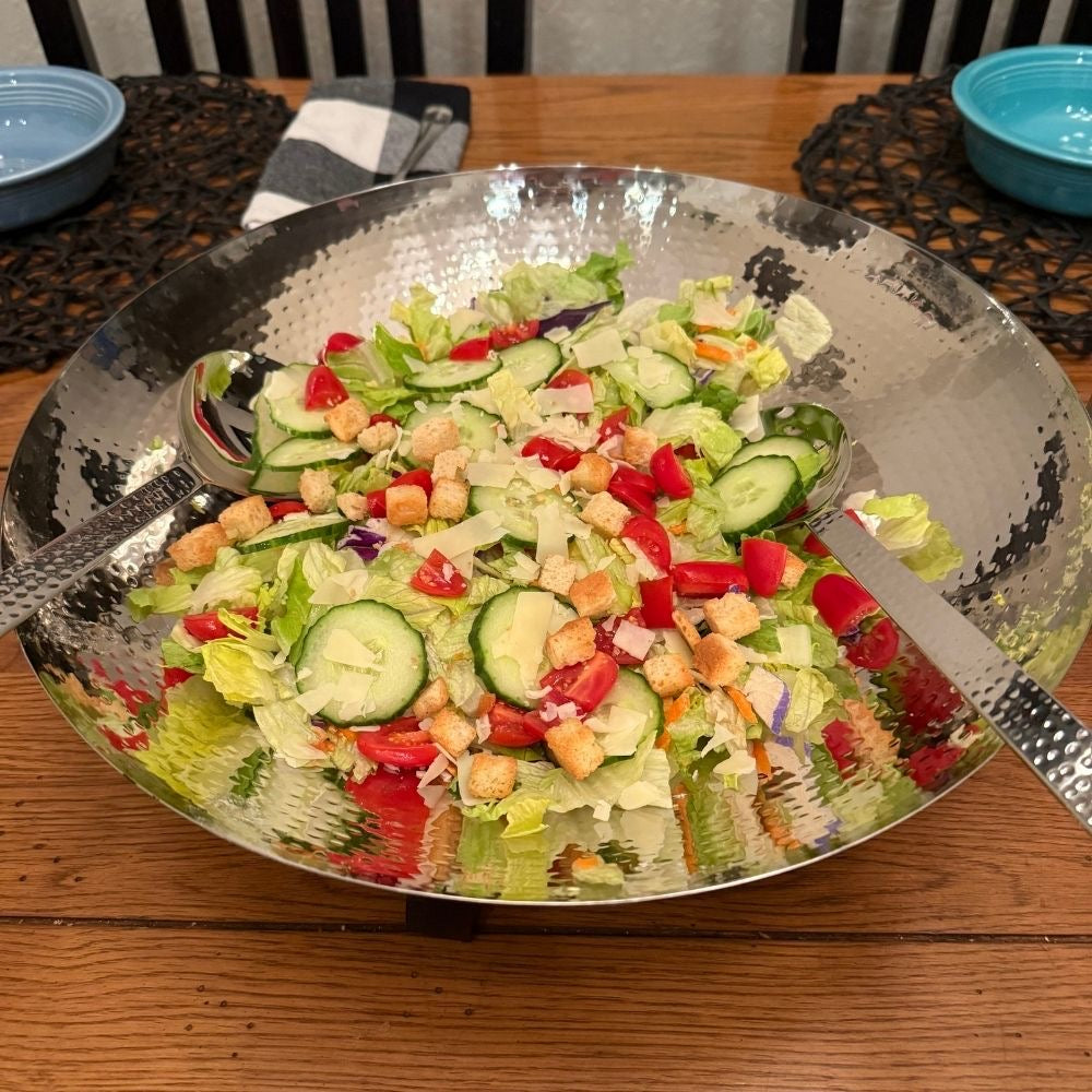 Hammered Salad Bowl
