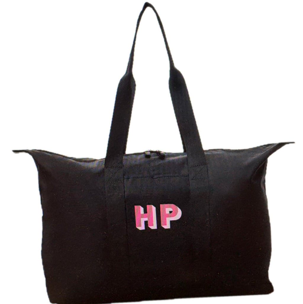 Monogrammed Packable Weekender Tote Bag