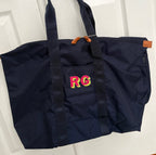 Monogrammed Packable Weekender Tote Bag