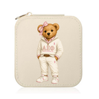 College Sorority Bear Travel Jewelry Box