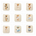 College Sorority Bear Travel Jewelry Box