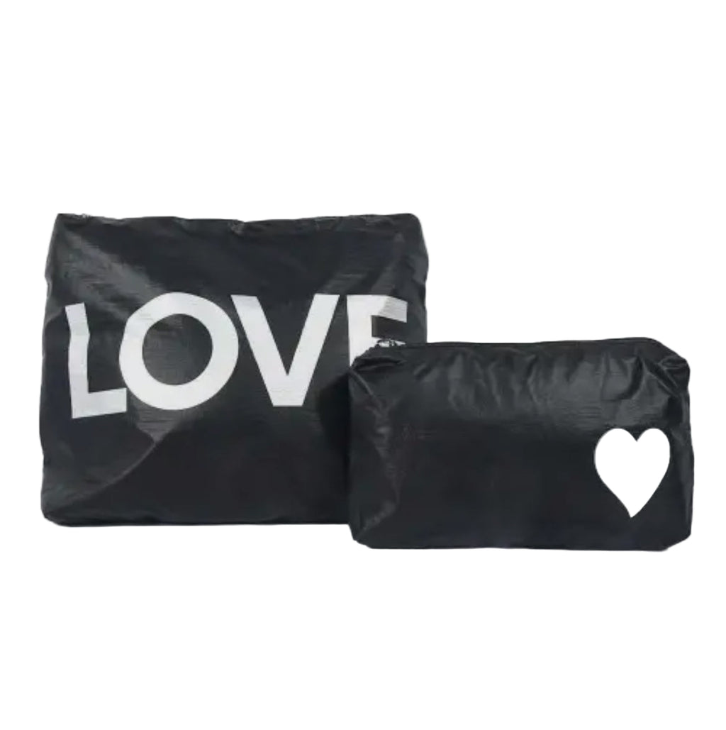 Metallic Cosmetic Bag Set