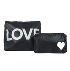 Metallic Cosmetic Bag Set