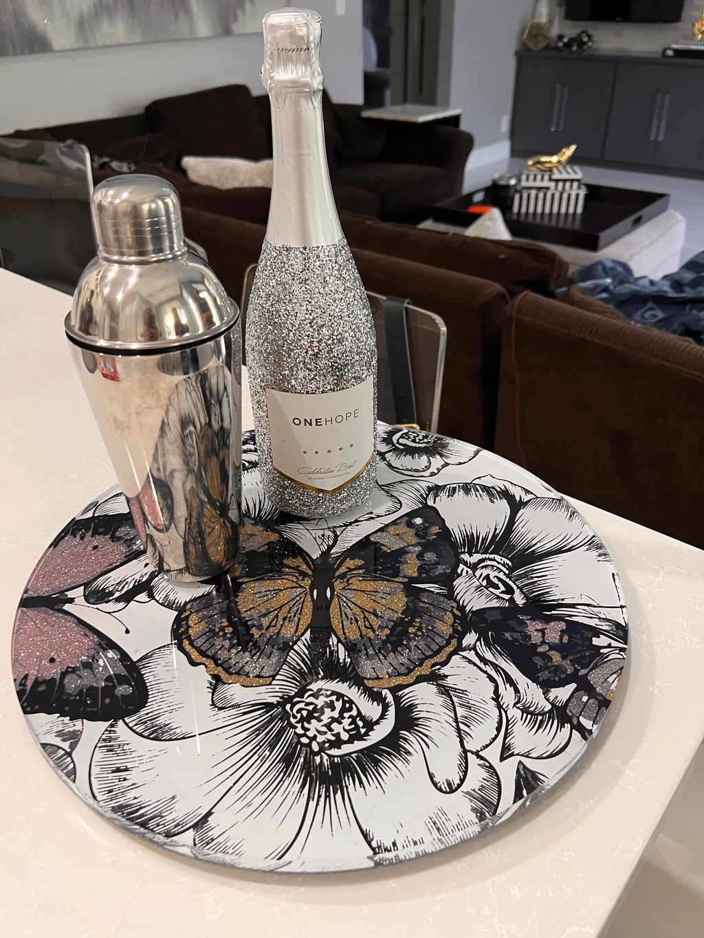 Acrylic Lazy Susan Tray