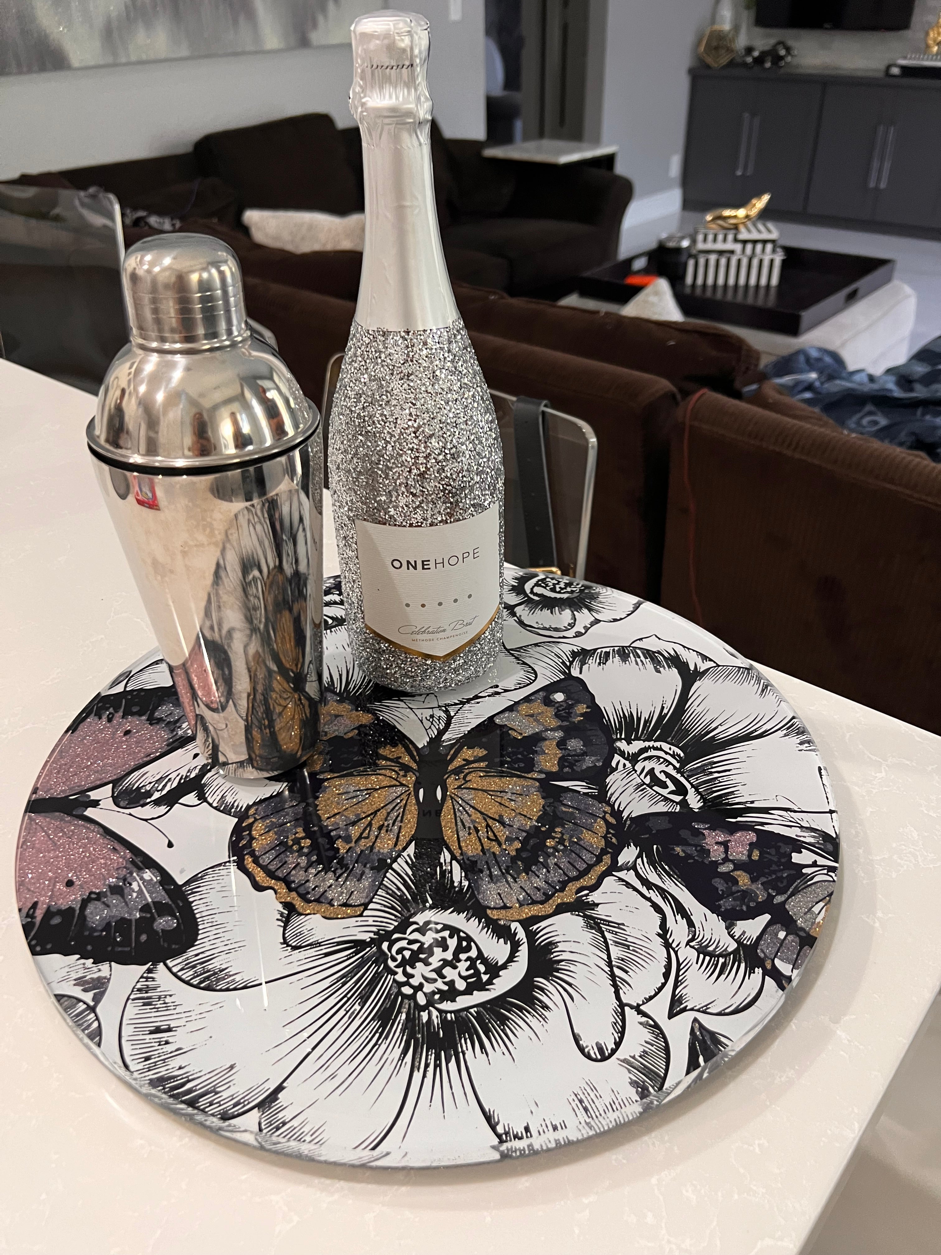 Acrylic Lazy Susan Tray
