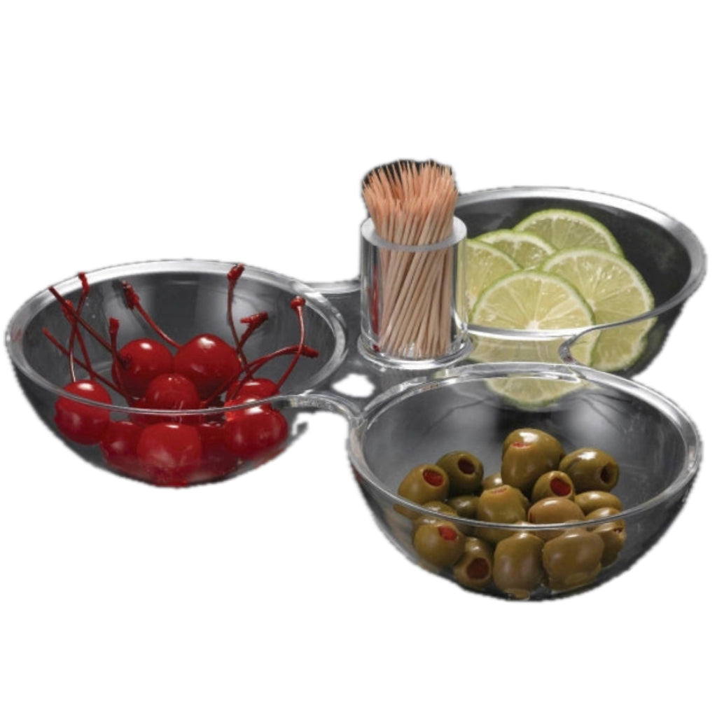 3 Bowl + Toothpick Holder Set