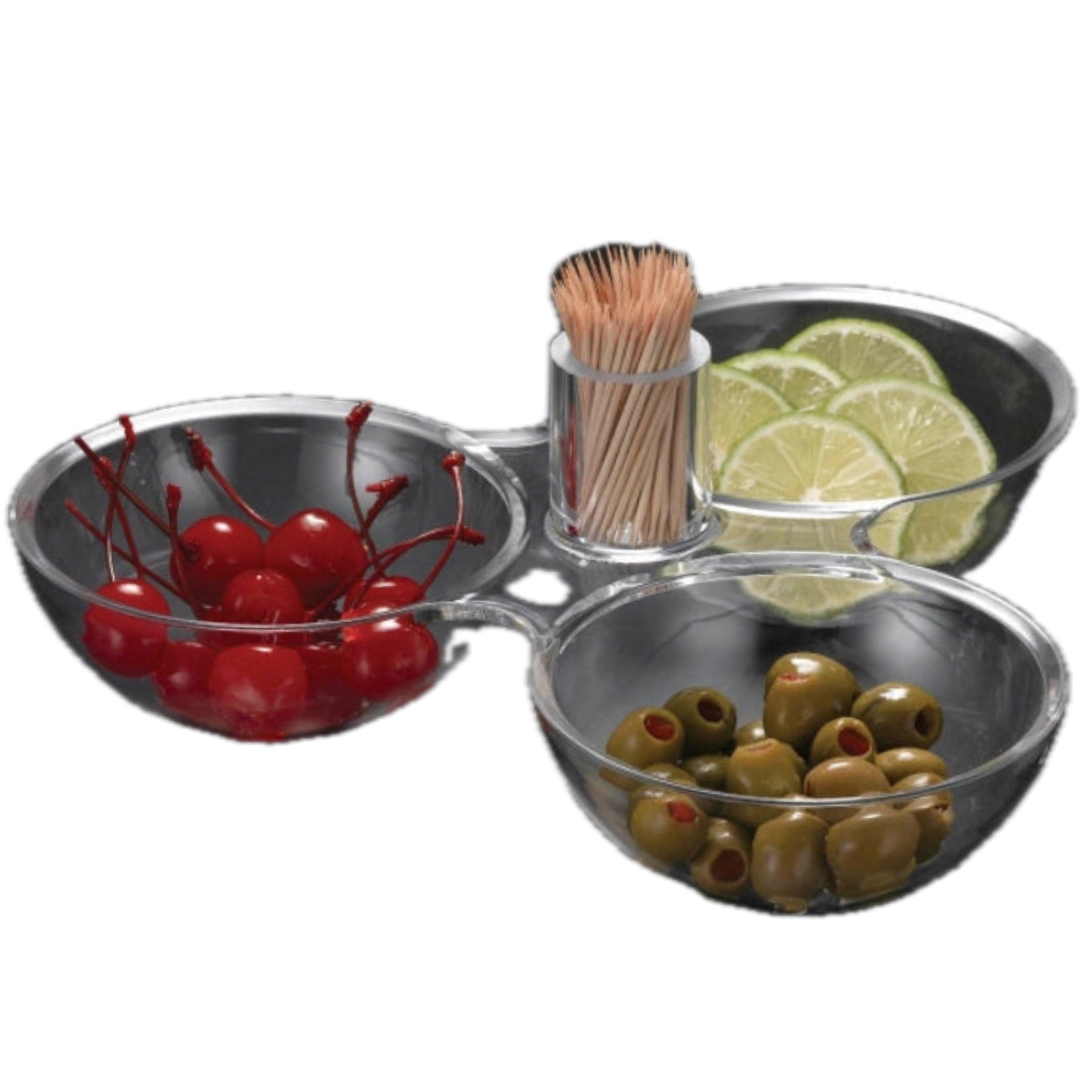 3 Bowl + Toothpick Holder Set