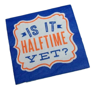 College Tailgate Cocktail Napkins