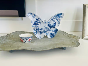 Chinoiserie Acrylic Butterfly Block