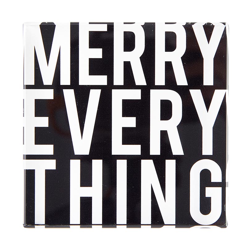 Merry Everything Lucite Block