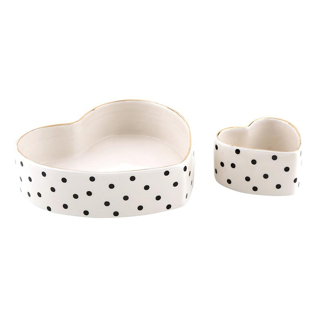 Ceramic Heart Dish Set