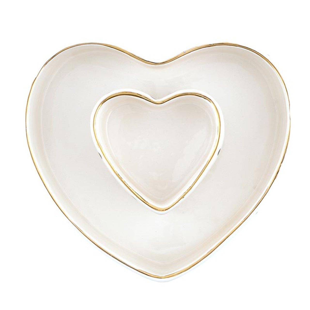 Ceramic Heart Dish Set