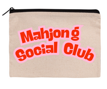 Load image into Gallery viewer, Mahjong Zippered Canvas Pouches
