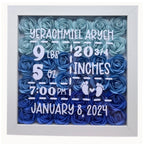 Baby Stats Shadow Box