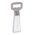 acrylic bottle opener with silver handle