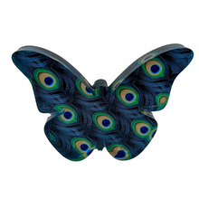 Load image into Gallery viewer, Peacock Butterfly Acrylic Block
