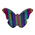 Neon Stripes Acrylic Butterfly Block