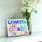 canasta glass serving tray cutting board